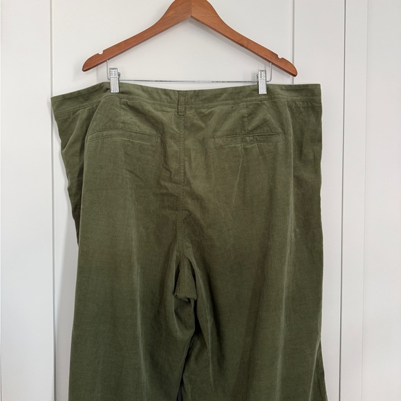 By Anthropologie Pleated Wide Leg Corduroy Trousers - Picture 11 of 12